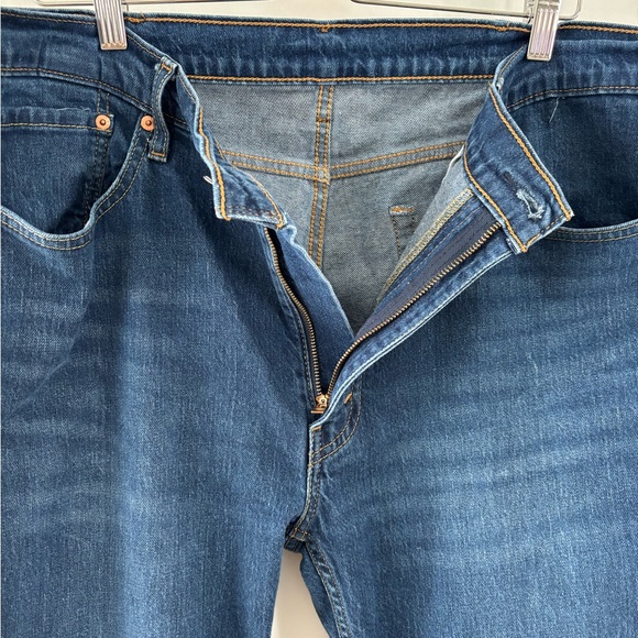 Levi's Men's Jeans 514 W40 L32 Blue Indigo Straight Vintage Y2K EUC 90s - Picture 3 of 9